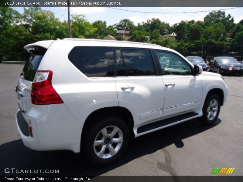 Starfire White Pearl / Sepia/Auburn Bubinga 2013 Lexus GX 460