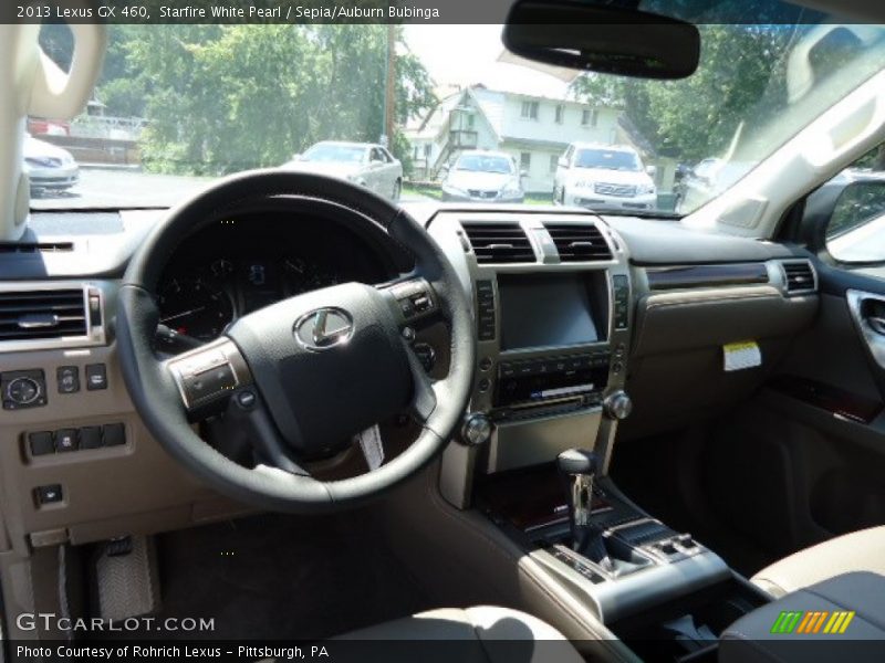 Starfire White Pearl / Sepia/Auburn Bubinga 2013 Lexus GX 460