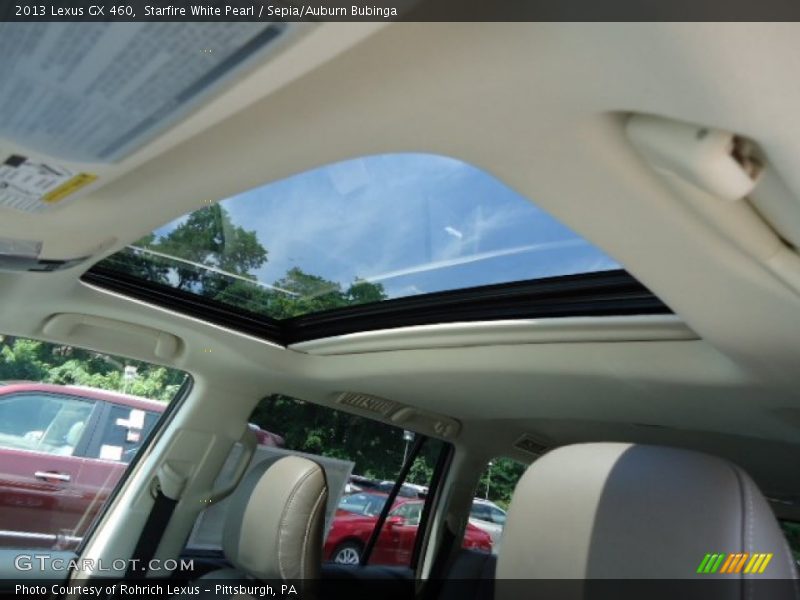 Starfire White Pearl / Sepia/Auburn Bubinga 2013 Lexus GX 460