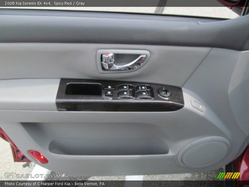 Spicy Red / Gray 2008 Kia Sorento EX 4x4