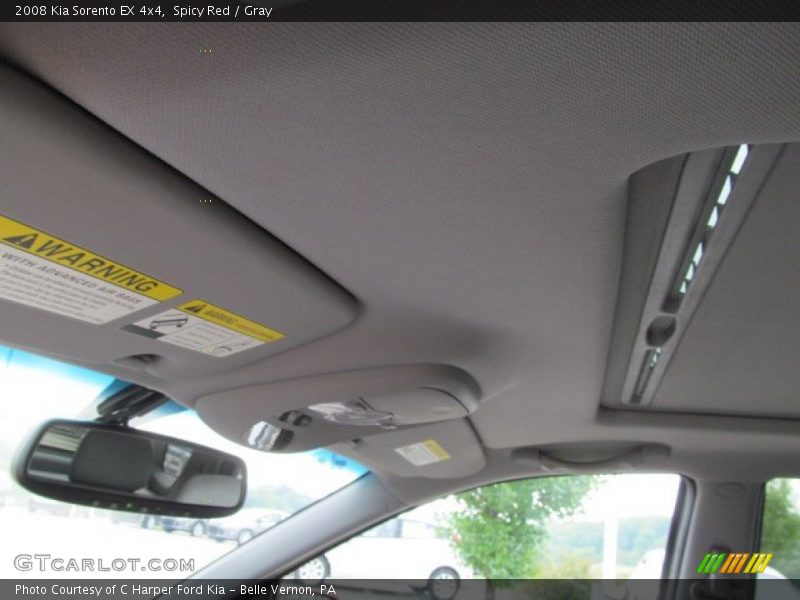 Spicy Red / Gray 2008 Kia Sorento EX 4x4