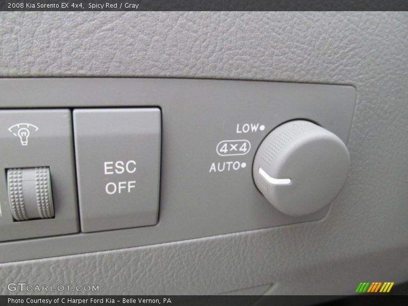 Spicy Red / Gray 2008 Kia Sorento EX 4x4