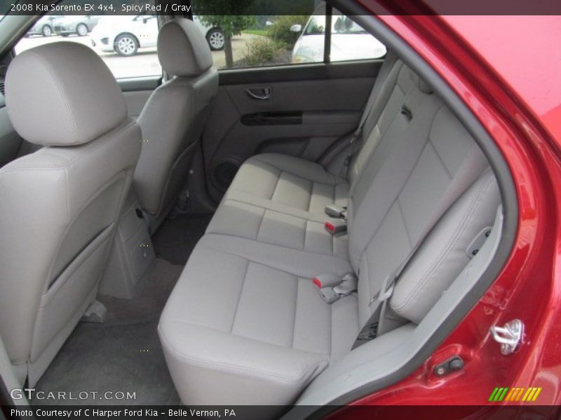 Spicy Red / Gray 2008 Kia Sorento EX 4x4