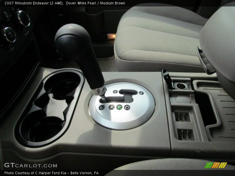 Dover White Pearl / Medium Brown 2007 Mitsubishi Endeavor LS AWD