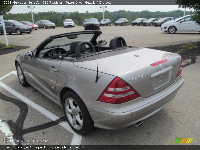 Pewter Silver Metallic / Charcoal 2003 Mercedes-Benz SLK 320 Roadster