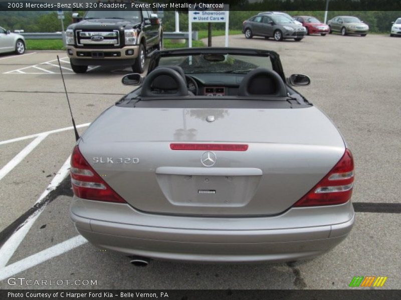 Pewter Silver Metallic / Charcoal 2003 Mercedes-Benz SLK 320 Roadster