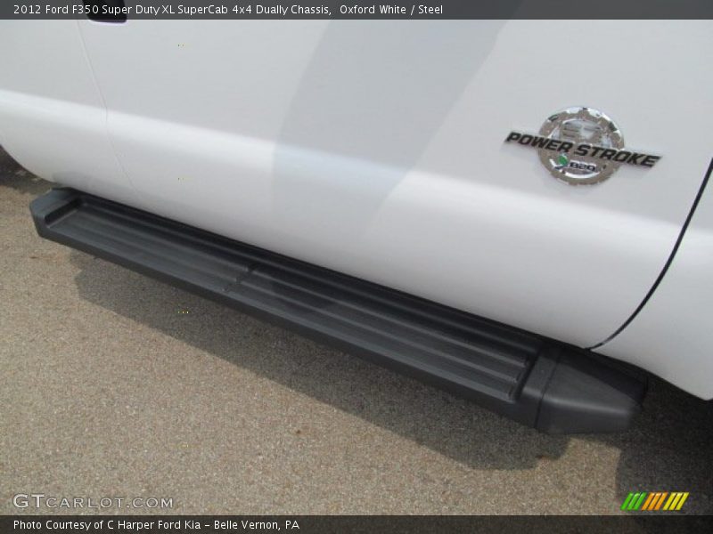 Oxford White / Steel 2012 Ford F350 Super Duty XL SuperCab 4x4 Dually Chassis