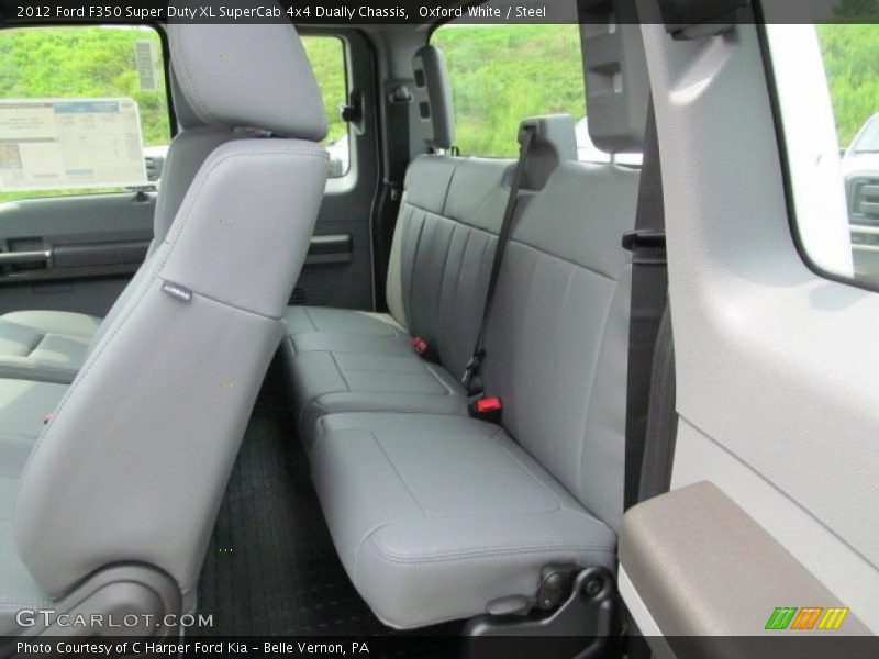 Oxford White / Steel 2012 Ford F350 Super Duty XL SuperCab 4x4 Dually Chassis