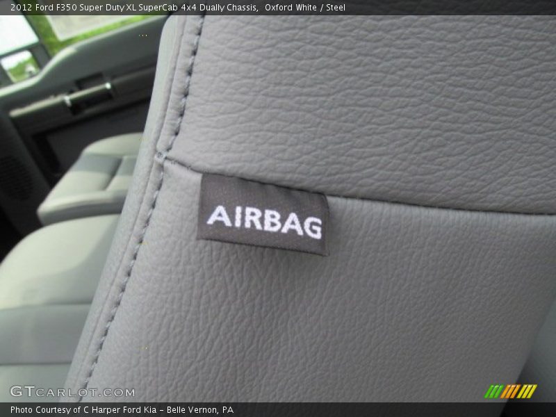 Oxford White / Steel 2012 Ford F350 Super Duty XL SuperCab 4x4 Dually Chassis
