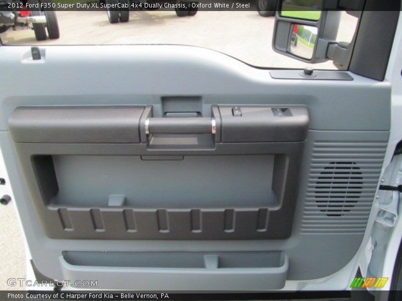 Oxford White / Steel 2012 Ford F350 Super Duty XL SuperCab 4x4 Dually Chassis