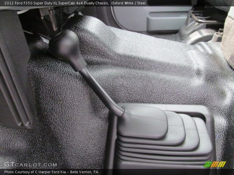 Oxford White / Steel 2012 Ford F350 Super Duty XL SuperCab 4x4 Dually Chassis