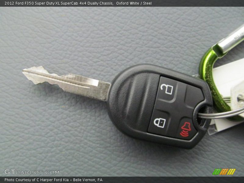 Oxford White / Steel 2012 Ford F350 Super Duty XL SuperCab 4x4 Dually Chassis