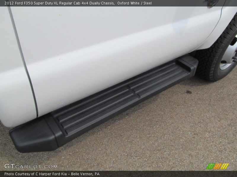 Oxford White / Steel 2012 Ford F350 Super Duty XL Regular Cab 4x4 Dually Chassis