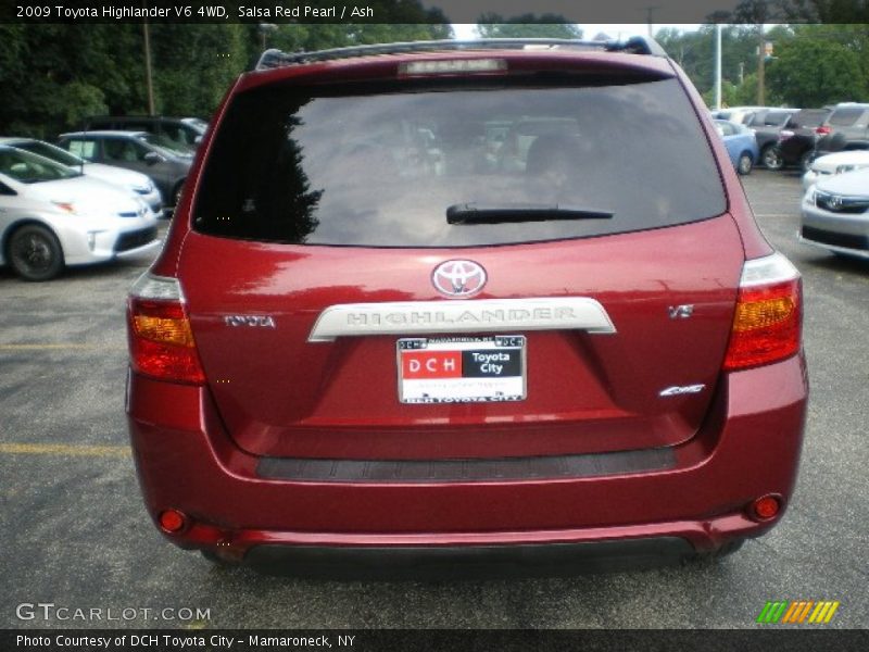 Salsa Red Pearl / Ash 2009 Toyota Highlander V6 4WD