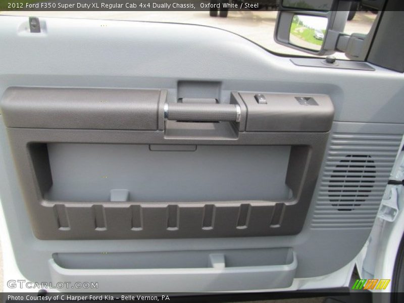 Oxford White / Steel 2012 Ford F350 Super Duty XL Regular Cab 4x4 Dually Chassis