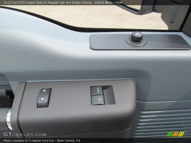 Oxford White / Steel 2012 Ford F350 Super Duty XL Regular Cab 4x4 Dually Chassis