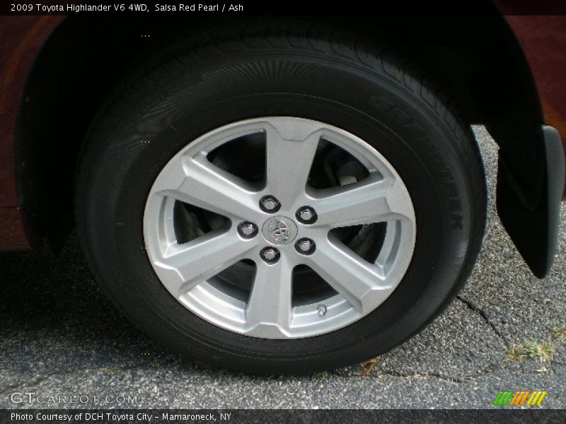 Salsa Red Pearl / Ash 2009 Toyota Highlander V6 4WD