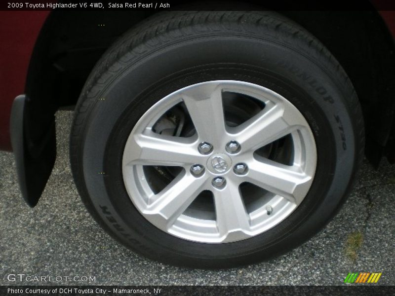 Salsa Red Pearl / Ash 2009 Toyota Highlander V6 4WD