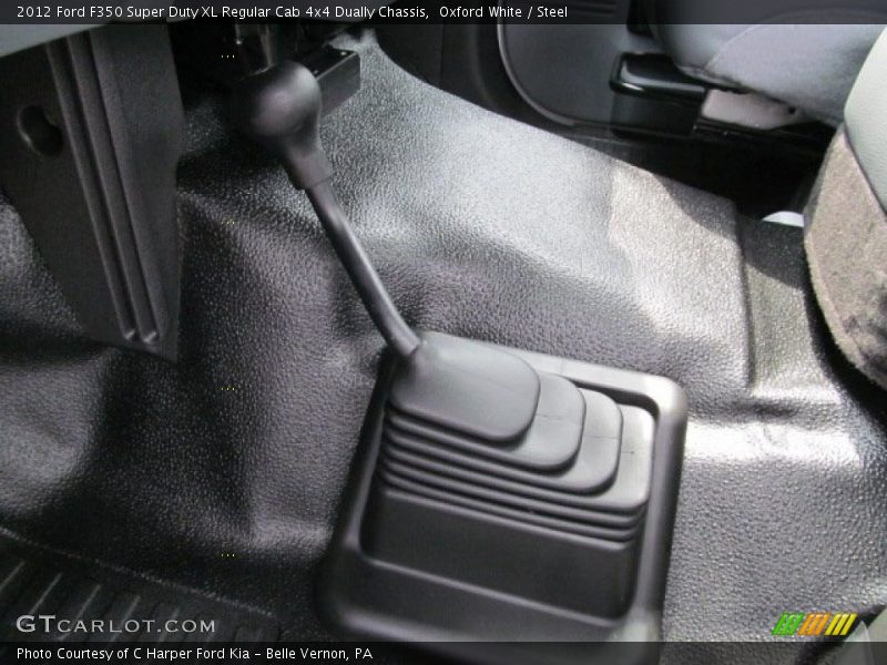 Oxford White / Steel 2012 Ford F350 Super Duty XL Regular Cab 4x4 Dually Chassis