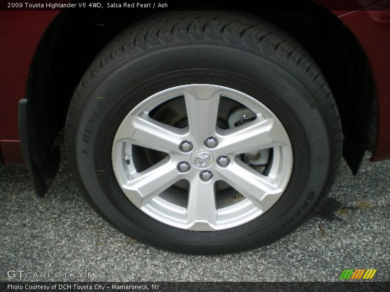 Salsa Red Pearl / Ash 2009 Toyota Highlander V6 4WD