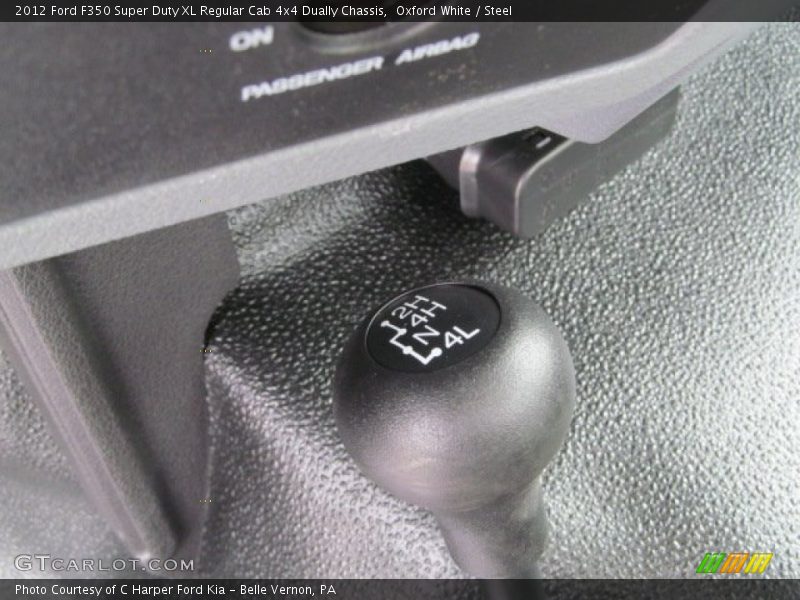 Oxford White / Steel 2012 Ford F350 Super Duty XL Regular Cab 4x4 Dually Chassis