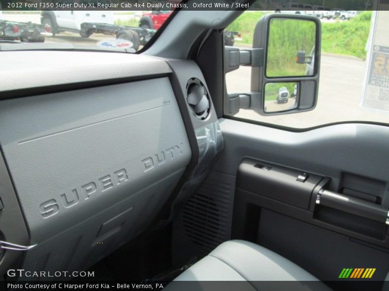 Oxford White / Steel 2012 Ford F350 Super Duty XL Regular Cab 4x4 Dually Chassis