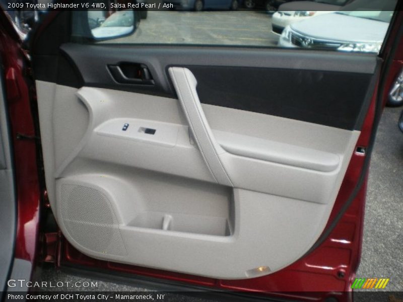 Salsa Red Pearl / Ash 2009 Toyota Highlander V6 4WD