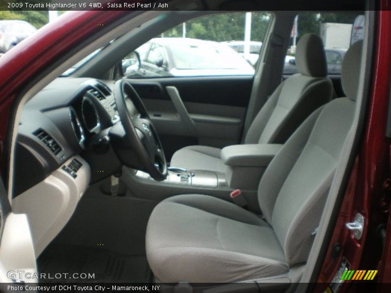 Salsa Red Pearl / Ash 2009 Toyota Highlander V6 4WD
