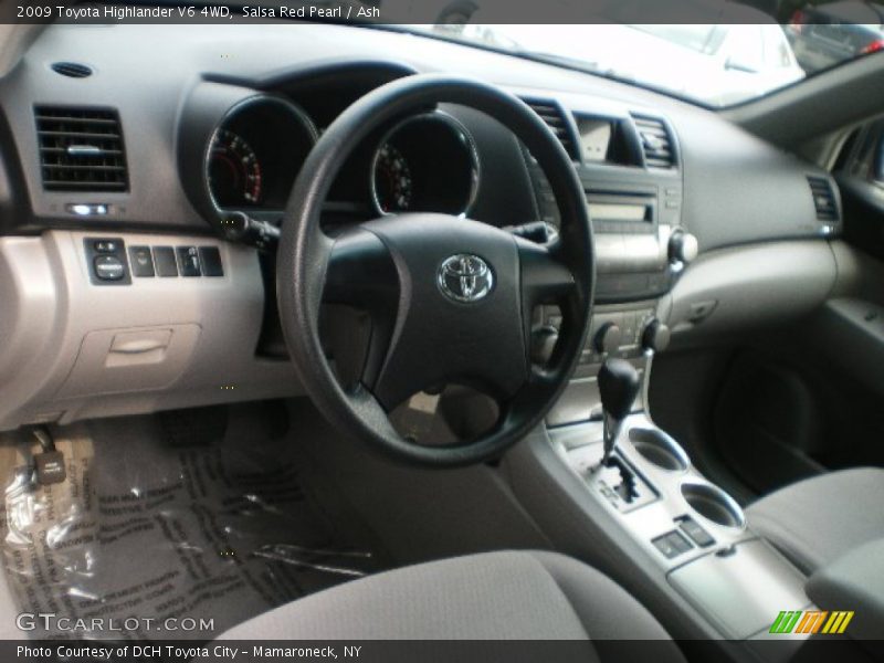 Salsa Red Pearl / Ash 2009 Toyota Highlander V6 4WD