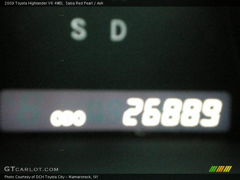 Salsa Red Pearl / Ash 2009 Toyota Highlander V6 4WD