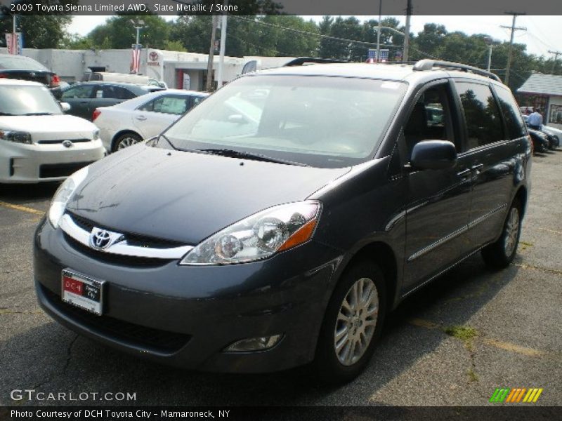 Slate Metallic / Stone 2009 Toyota Sienna Limited AWD