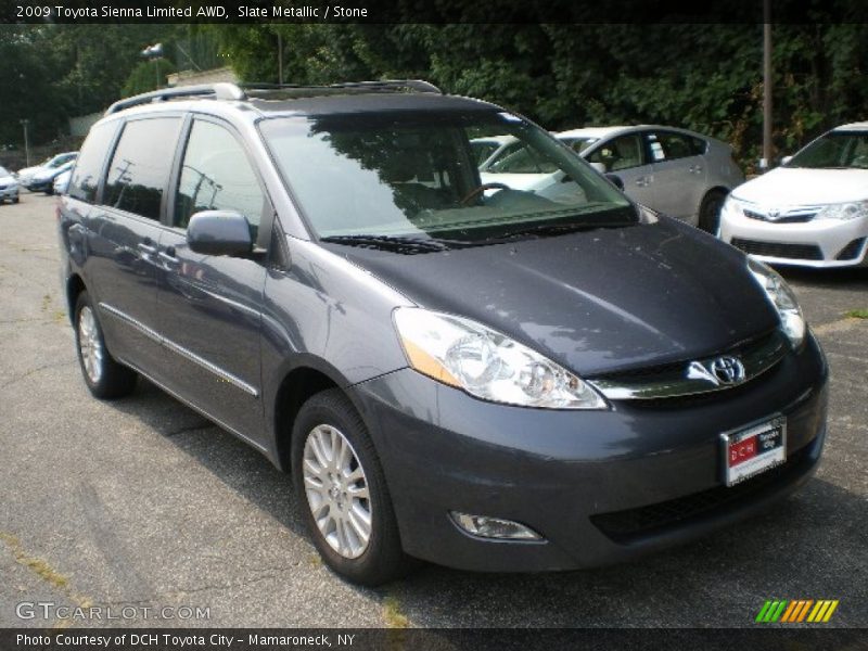 Slate Metallic / Stone 2009 Toyota Sienna Limited AWD