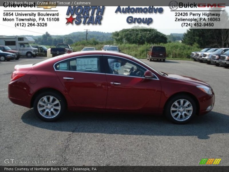 Crystal Red Tintcoat / Cashmere 2012 Buick Regal