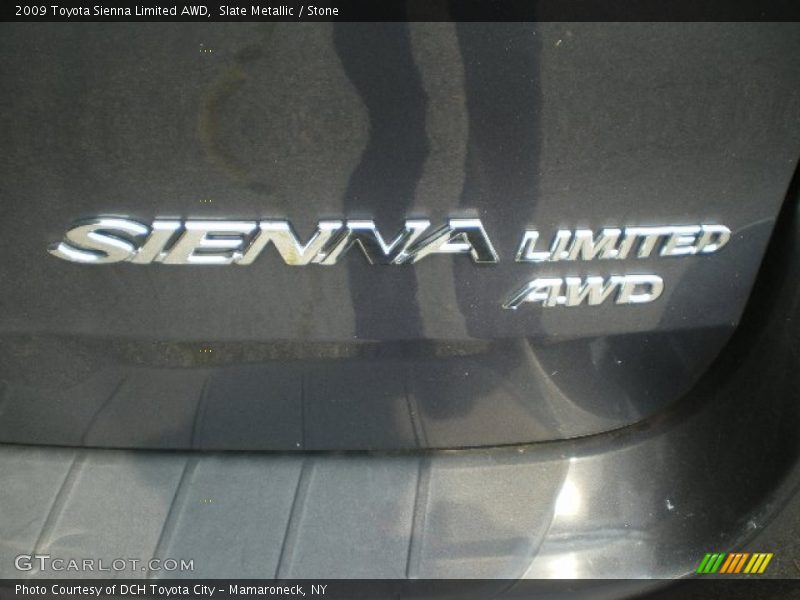 Slate Metallic / Stone 2009 Toyota Sienna Limited AWD
