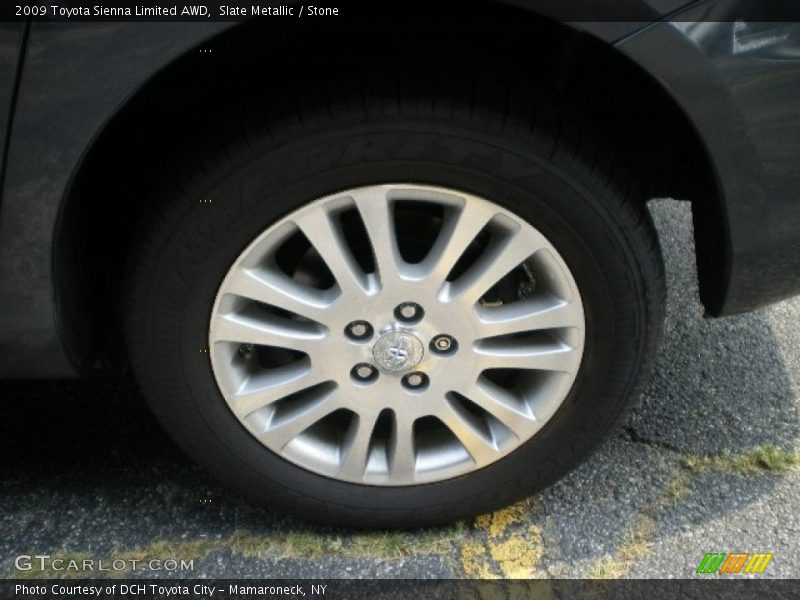 Slate Metallic / Stone 2009 Toyota Sienna Limited AWD