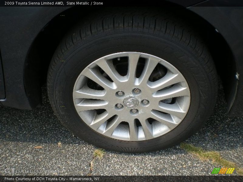 Slate Metallic / Stone 2009 Toyota Sienna Limited AWD