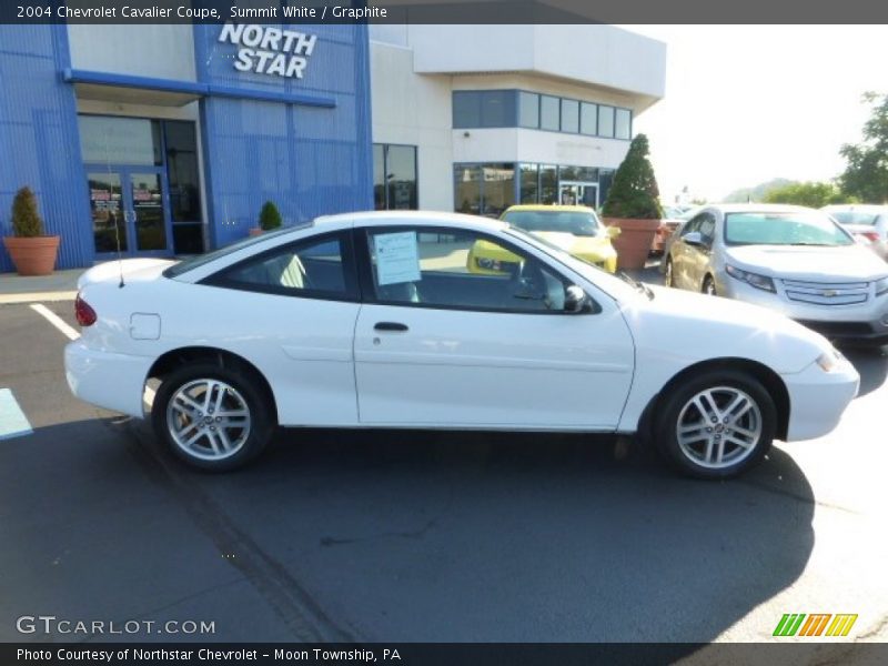 Summit White / Graphite 2004 Chevrolet Cavalier Coupe