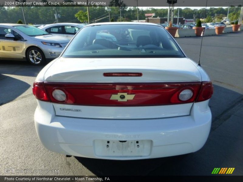 Summit White / Graphite 2004 Chevrolet Cavalier Coupe