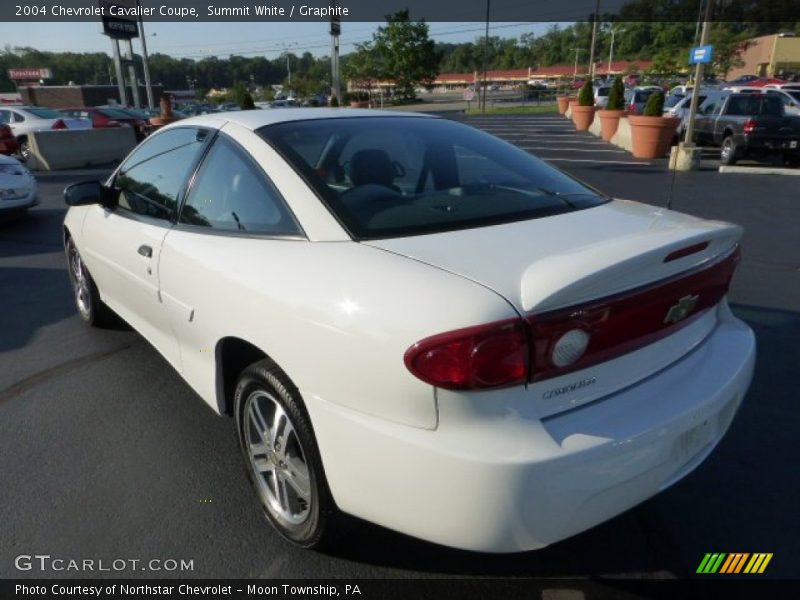 Summit White / Graphite 2004 Chevrolet Cavalier Coupe