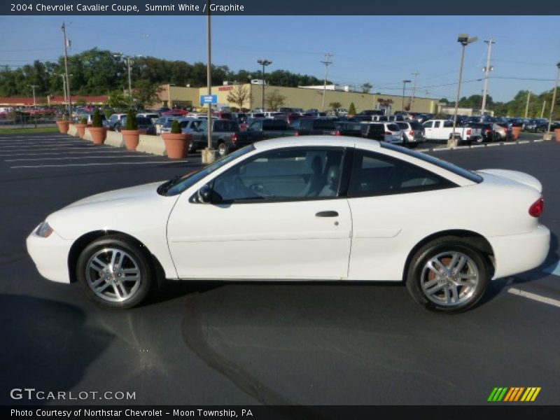 Summit White / Graphite 2004 Chevrolet Cavalier Coupe