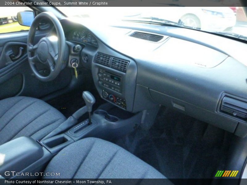 Summit White / Graphite 2004 Chevrolet Cavalier Coupe