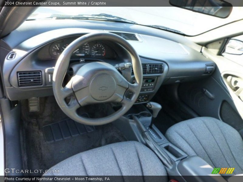 Summit White / Graphite 2004 Chevrolet Cavalier Coupe
