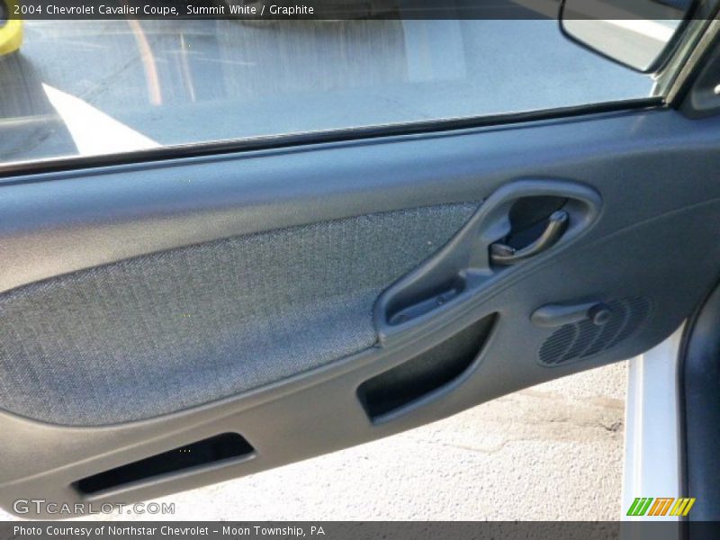 Summit White / Graphite 2004 Chevrolet Cavalier Coupe