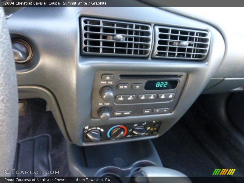 Summit White / Graphite 2004 Chevrolet Cavalier Coupe