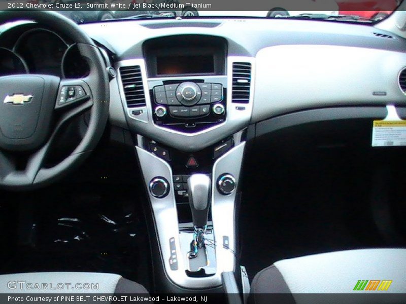 Summit White / Jet Black/Medium Titanium 2012 Chevrolet Cruze LS