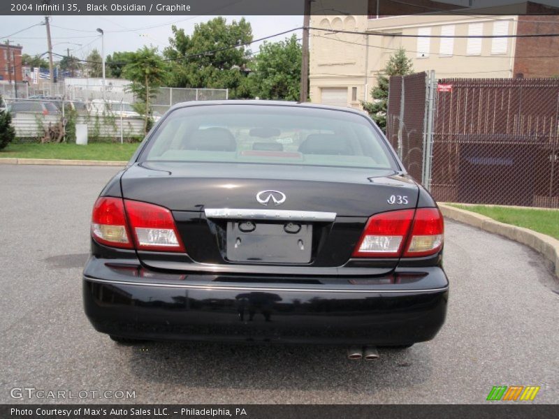 Black Obsidian / Graphite 2004 Infiniti I 35