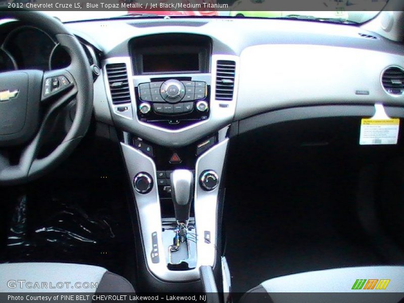 Blue Topaz Metallic / Jet Black/Medium Titanium 2012 Chevrolet Cruze LS
