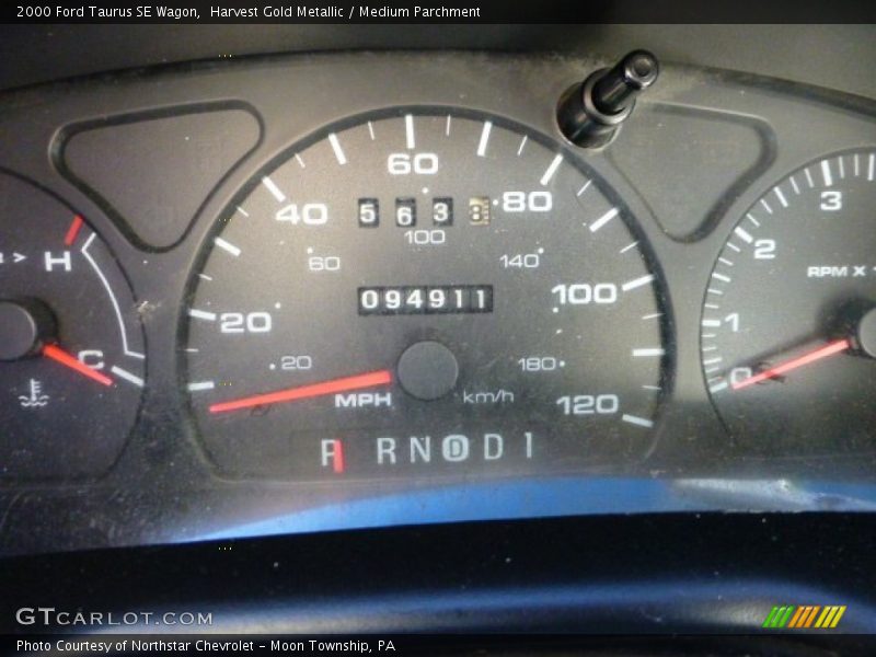 Harvest Gold Metallic / Medium Parchment 2000 Ford Taurus SE Wagon