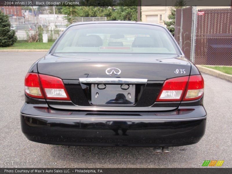 Black Obsidian / Graphite 2004 Infiniti I 35