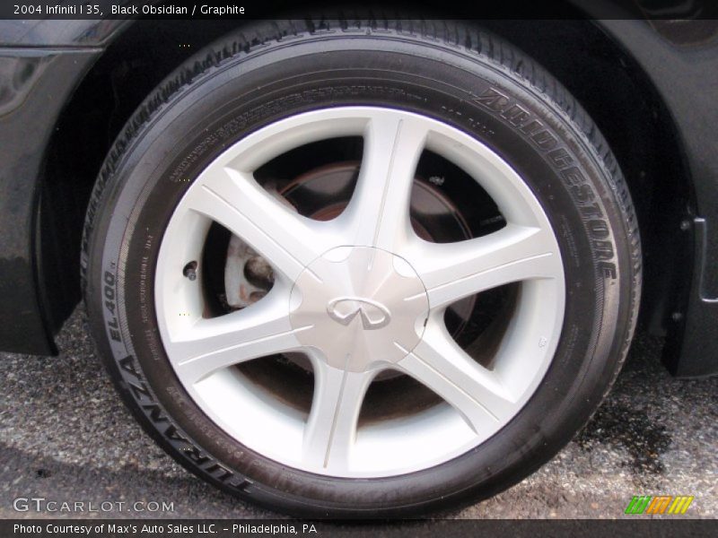 Black Obsidian / Graphite 2004 Infiniti I 35